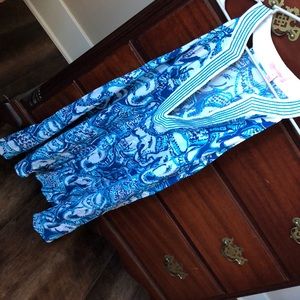 Lilly Pulitzer flowy dress (not sure of pattern)